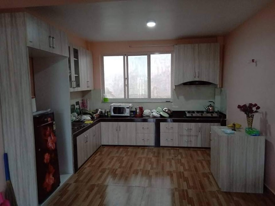Firnished 3 rooms, living room, kitchen, bathroom flat in Khumaltar