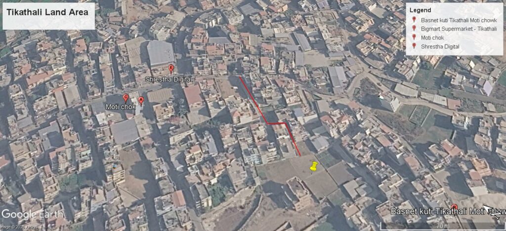 Land for sale at Tikathali, MotiChowk